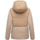 Marikoo Sheeta Damen Herbst Winter Teddyfell Jacke gefüttert  Beige Größe XL - Gr. 42