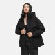 Marikoo Shigaraa Damen Herbst Winter Jacke Schwarz-Größe M - Gr. 38