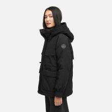 Marikoo Shigaraa Damen Herbst Winter Jacke Schwarz-Größe XL - Gr. 42