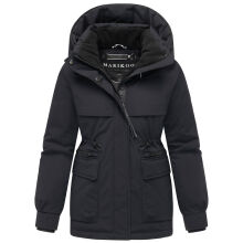 Marikoo Shigaraa Damen Herbst Winter Jacke Schwarz-Größe XL - Gr. 42