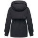Marikoo Shigaraa Damen Herbst Winter Jacke Schwarz-Größe XL - Gr. 42