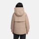 Marikoo Shigaraa Damen Herbst Winter Jacke Taupe Grey-Größe S - Gr. 36