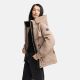 Marikoo Shigaraa Damen Herbst Winter Jacke Taupe Grey-Größe M - Gr. 38