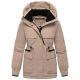 Marikoo Shigaraa Damen Herbst Winter Jacke Taupe Grey-Größe L - Gr. 40