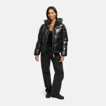 Marikoo Skyraa Damen Winter Steppjacke Schwarz Größe S - Gr. 36