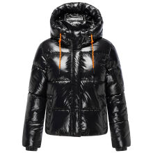 Marikoo Skyraa Damen Winter Steppjacke Schwarz Größe L - Gr. 40