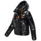 Marikoo Skyraa Damen Winter Steppjacke Schwarz Größe XXL - Gr. 44