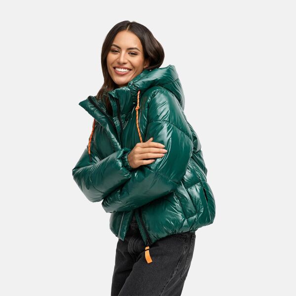 Marikoo Skyraa Damen Winter Steppjacke Evergreen Größe XS - Gr. 34