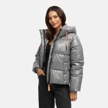 Marikoo Skyraa Damen Winter Steppjacke Grey Größe M - Gr. 38