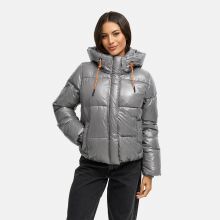 Marikoo Skyraa Damen Winter Steppjacke Grey Größe L - Gr. 40