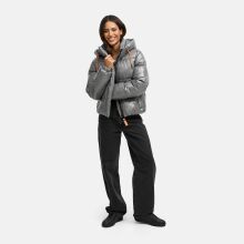 Marikoo Skyraa Damen Winter Steppjacke Grey Größe XL - Gr. 42