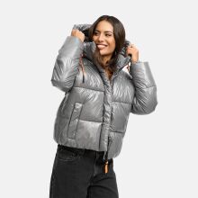 Marikoo Skyraa Damen Winter Steppjacke Grey Größe XL - Gr. 42