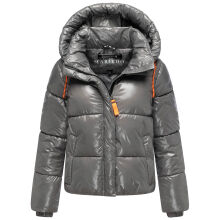 Marikoo Skyraa Damen Winter Steppjacke Grey Größe XXL - Gr. 44