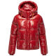 Marikoo Skyraa Damen Winter Steppjacke Dark Red Größe M - Gr. 38