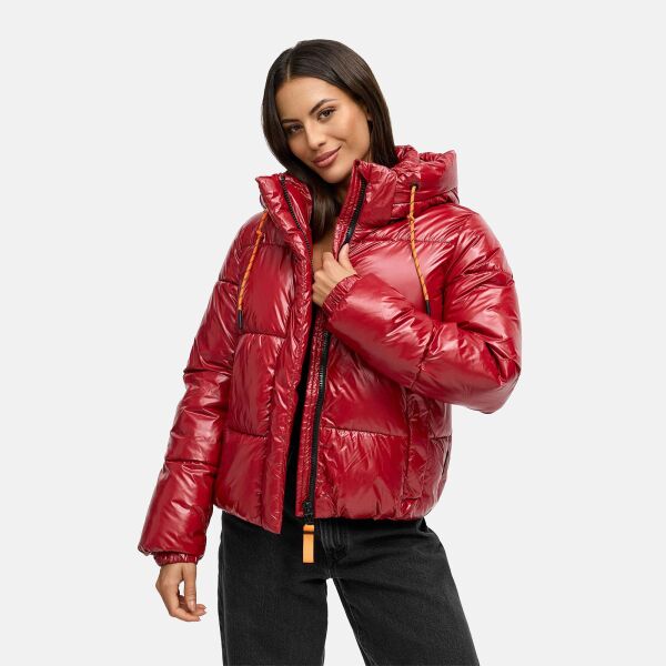 Marikoo Skyraa Damen Winter Steppjacke Dark Red Größe L - Gr. 40