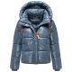 Marikoo Skyraa Damen Winter Steppjacke Dusty Blue  Größe L - Gr. 40