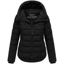 Marikoo Tayenaa Damen Herbst Winter Steppjacke Schwarz-Größe XL - Gr. 42