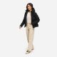 Marikoo Tayenaa Damen Herbst Winter Steppjacke Schwarz-Größe XL - Gr. 42