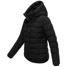 Marikoo Tayenaa Damen Herbst Winter Steppjacke Schwarz-Größe XXL - Gr. 44