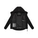 Marikoo Tayenaa Damen Herbst Winter Steppjacke Schwarz-Größe XXL - Gr. 44