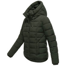 Marikoo Tayenaa Damen Herbst Winter Steppjacke Dark Olive-Größe XS - Gr. 34