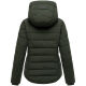 Marikoo Tayenaa Damen Herbst Winter Steppjacke Dark Olive-Größe S - Gr. 36