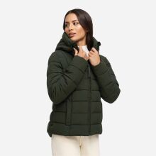 Marikoo Tayenaa Damen Herbst Winter Steppjacke Dark Olive-Größe M - Gr. 38