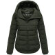 Marikoo Tayenaa Damen Herbst Winter Steppjacke Dark Olive-Größe M - Gr. 38