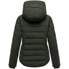 Marikoo Tayenaa Damen Herbst Winter Steppjacke Dark Olive-Größe L - Gr. 40