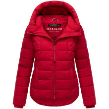 Marikoo Tayenaa Damen Herbst Winter Steppjacke Deep Red-Größe XL - Gr. 42