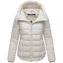 Marikoo Tayenaa Damen Herbst Winter Steppjacke Offwhite-Größe S - Gr. 36