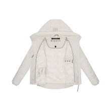 Marikoo Tayenaa Damen Herbst Winter Steppjacke Offwhite-Größe S - Gr. 36