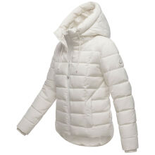 Marikoo Tayenaa Damen Herbst Winter Steppjacke Offwhite-Größe XL - Gr. 42