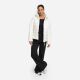 Marikoo Tayenaa Damen Herbst Winter Steppjacke Offwhite-Größe XL - Gr. 42