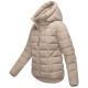 Marikoo Tayenaa Damen Herbst Winter Steppjacke Light Taupe-Größe S - Gr. 36