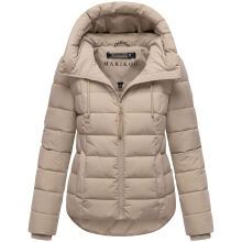 Marikoo Tayenaa Damen Herbst Winter Steppjacke Light Taupe-Größe M - Gr. 38