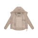 Marikoo Tayenaa Damen Herbst Winter Steppjacke Light Taupe-Größe M - Gr. 38