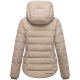 Marikoo Tayenaa Damen Herbst Winter Steppjacke Light Taupe-Größe L - Gr. 40