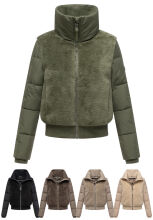 Navahoo Teddyzone Damen Winter Steppjacke gefüttert
