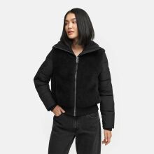 Navahoo Teddyzone Damen Winter Steppjacke gefüttert Schwarz-Größe S - Gr. 36