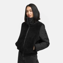 Navahoo Teddyzone Damen Winter Steppjacke gefüttert Schwarz-Größe S - Gr. 36
