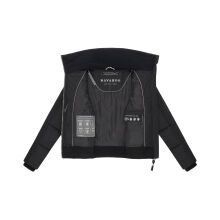 Navahoo Teddyzone Damen Winter Steppjacke gefüttert Schwarz-Größe S - Gr. 36