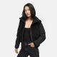 Navahoo Teddyzone Damen Winter Steppjacke gefüttert Schwarz-Größe S - Gr. 36