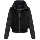 Navahoo Teddyzone Damen Winter Steppjacke gefüttert Schwarz-Größe S - Gr. 36