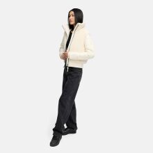 Navahoo Teddyzone Damen Winter Steppjacke gefüttert Offwhite-Größe XS - Gr. 34
