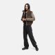 Navahoo Teddyzone Damen Winter Steppjacke gefüttert Stone Brown-Größe XS - Gr. 34