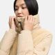 Navahoo Teddyzone Damen Winter Steppjacke gefüttert Beige-Größe XS - Gr. 34
