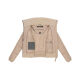 Navahoo Teddyzone Damen Winter Steppjacke gefüttert Beige-Größe XS - Gr. 34