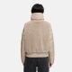 Navahoo Teddyzone Damen Winter Steppjacke gefüttert Light Taupe-Größe XS - Gr. 34