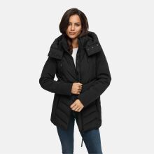 Marikoo Tivaa Damen Herbst Winter Steppjacke Schwarz-Größe S - Gr. 36